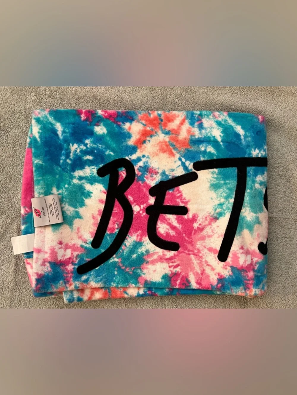 Betsey Johnson Tie-Dye Beach Towel